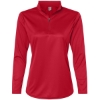 Custom Womens Quarter-Zip Pullover Red