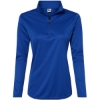 Custom Womens Quarter-Zip Pullover Royal