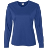 Custom Womens Performance Long Sleeve T-Shirt Royal