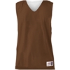 Custom Youth Reversible Mesh Tank Brown/ White