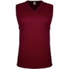 Custom Womens Sleeveless V-Neck T-Shirt Maroon