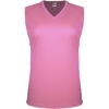 Custom Womens Sleeveless V-Neck T-Shirt Pink