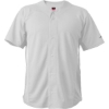 Custom Unisex Crush Full Button Baseball Jersey White