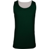 Custom Womens Reversible Mesh Tank Forest/ White