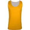 Custom Mens Reversible Mesh Tank Gold/ White