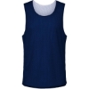 Custom Mens Reversible Mesh Tank Navy/ White