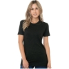 Custom Womens USA-Made Triblend T-Shirt Tri Black