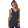 Custom Womens USA-Made Triblend Tank Top Tri Charcoal