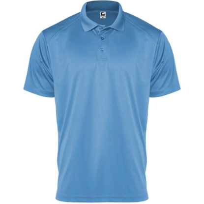 Custom Youth Utility Polo Columbia Blue