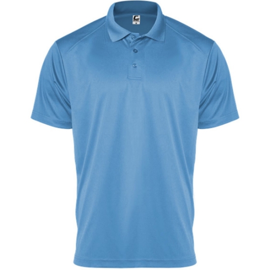 Custom Youth Utility Polo Columbia Blue