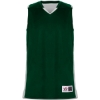 Custom Mens Crossover Reversible Jersey Forest/ White