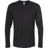 Custom Unisex Premium Cotton Long Sleeve T-Shirt Black