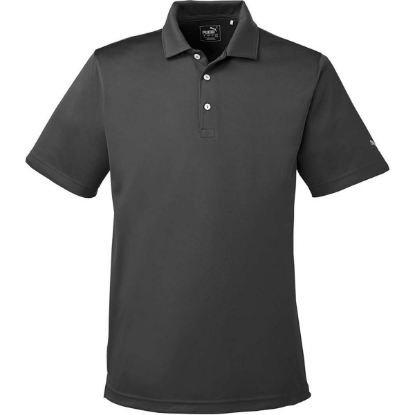 Custom Mens Icon Golf Polo Puma Black