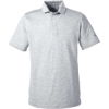 Custom Mens Icon Heather Polo Bright White