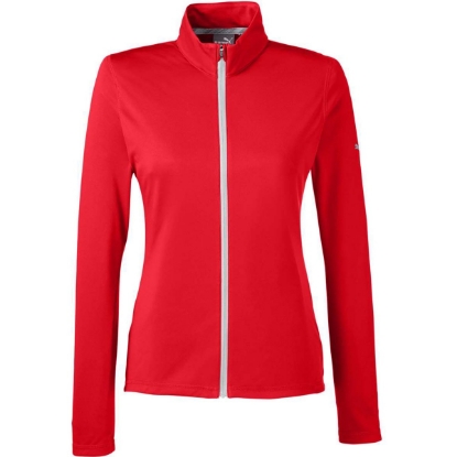Custom Womens Icon Full-Zip Jacket High Risk Red