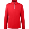 Custom Mens Icon Quarter-Zip Pullover High Risk Red
