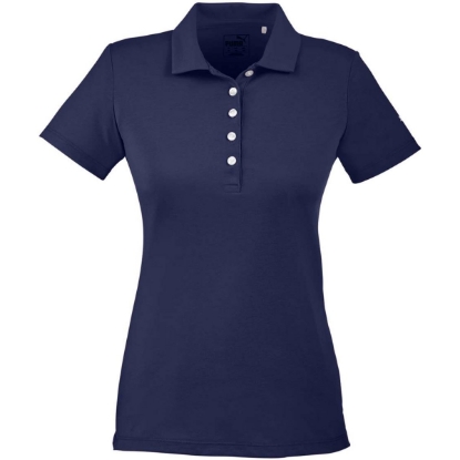 Custom Womens Fusion Polo Peacoat