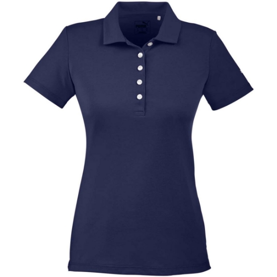 Custom Womens Fusion Polo Peacoat