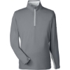 Custom Mens Gamer Golf Quarter-Zip Pullover Quiet Shade