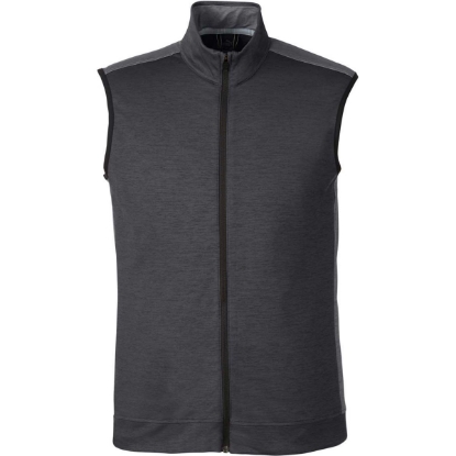 Custom Mens T7 Cloudspun Vest Puma Black Heather/ Quiet Shade