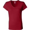 Custom Women’s Jersey V-Neck Tee Red