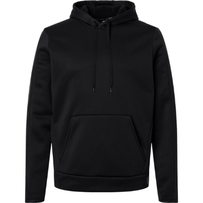 Custom Mens Armour Fleece Pro Hooded Sweatshirt Black/ White