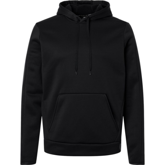 Custom Mens Armour Fleece Pro Hooded Sweatshirt Black/ White
