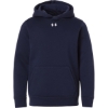 Custom Youth Team Icon Fleece Hooded Sweatshirt Midnight Navy/ White