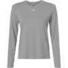 Custom Womens Team Vanish Long Sleeve T-Shirt Mod Grey/ White