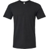 Custom Unisex Combed CVC T-Shirt Heather Black