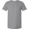 Custom Unisex Combed CVC T-Shirt Heather Grey