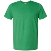 Custom Unisex Combed CVC T-Shirt Heather Kelly