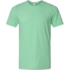Custom Unisex Combed CVC T-Shirt Heather Light Mint
