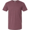Custom Unisex Combed CVC T-Shirt Heather Maroon