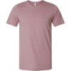 Custom Unisex Combed CVC T-Shirt Heather Orchid