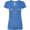 Custom Women’s Jersey Deep V-Neck Tee True Royal Marble