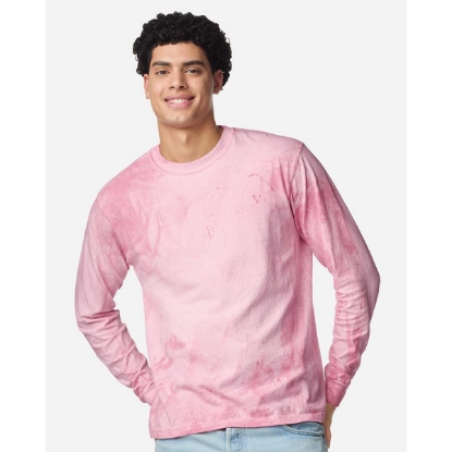Custom Unisex Colorblast™ Long Sleeve T-Shirt Hibiscus