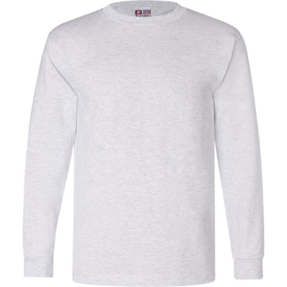 Custom Unisex USA-Made Long Sleeve T-Shirt Ash