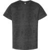 Custom Youth Fine Jersey Tee Black Reptile