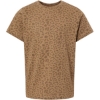 Custom Youth Fine Jersey Tee Brown Leopard