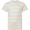 Custom Youth Fine Jersey Tee Rainbow Stripe