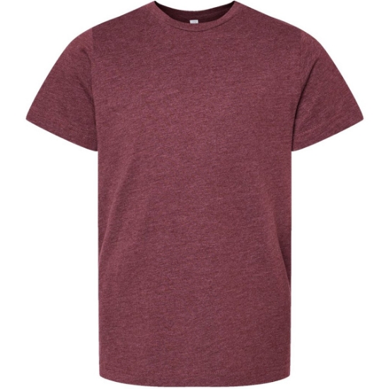 Custom Youth Fine Jersey Tee Vintage Burgundy