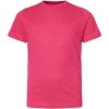 Custom Youth Fine Jersey Tee Vintage Hot Pink