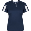 Custom Womens Striker Placket Navy/ White