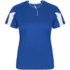 Custom Womens Striker Placket Royal/ White