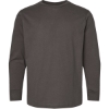Custom Youth Fine Jersey Long Sleeve Tee Charcoal