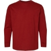 Custom Youth Fine Jersey Long Sleeve Tee Garnet