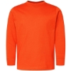 Custom Youth Fine Jersey Long Sleeve Tee Orange