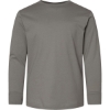 Custom Youth Fine Jersey Long Sleeve Tee Titanium