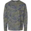 Custom Youth Fine Jersey Long Sleeve Tee Vintage Camo